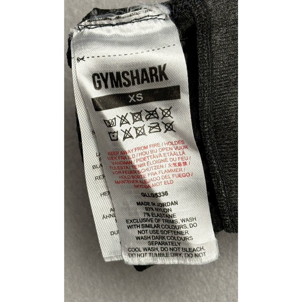 Gymshark Vital Seamless Leggings 2.0 Gray Black Marl Compression Tight Size XS - Picture 8 of 11